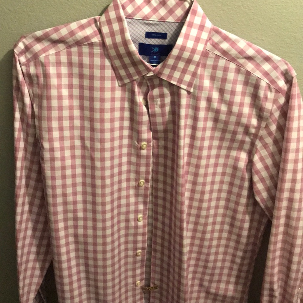 Egara Dress Shirt Medium 100% Cotton
